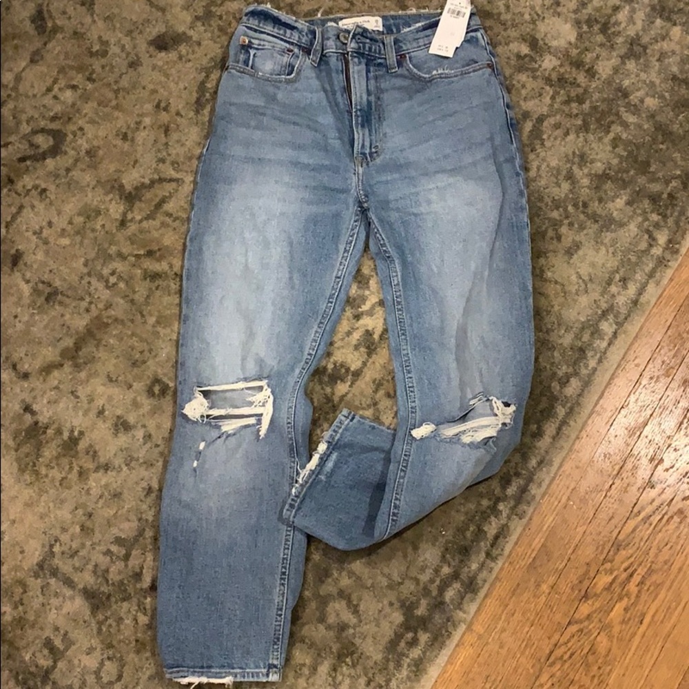 Abercrombie and Fitch ultra high rise jeans